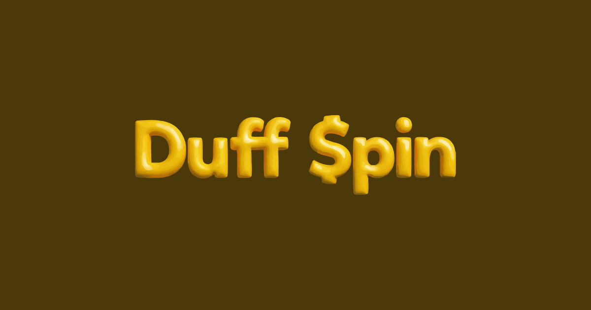 Duffspin casino interface